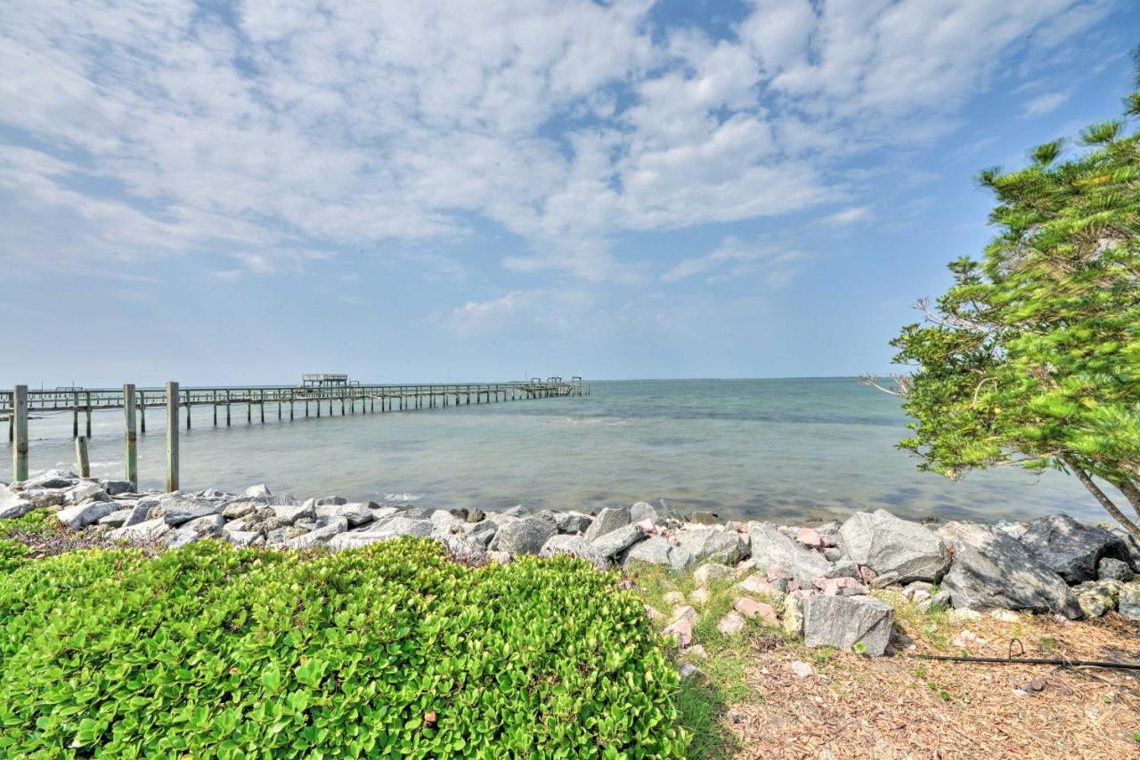 Waterfront Harkers Island Home Sunset View And Dock المظهر الخارجي الصورة