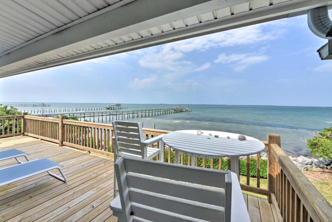 Waterfront Harkers Island Home Sunset View And Dock المظهر الخارجي الصورة