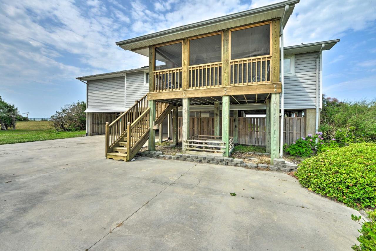 Waterfront Harkers Island Home Sunset View And Dock المظهر الخارجي الصورة