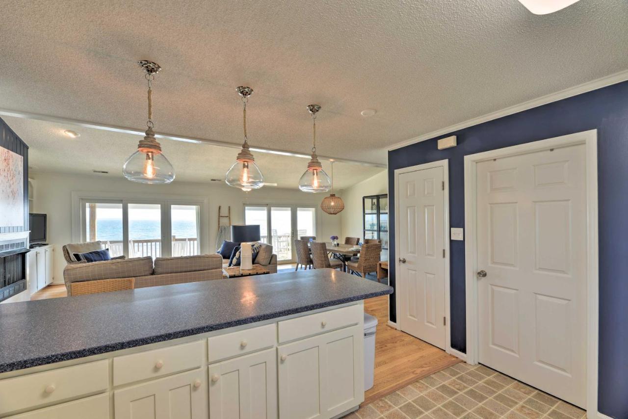 Waterfront Harkers Island Home Sunset View And Dock المظهر الخارجي الصورة