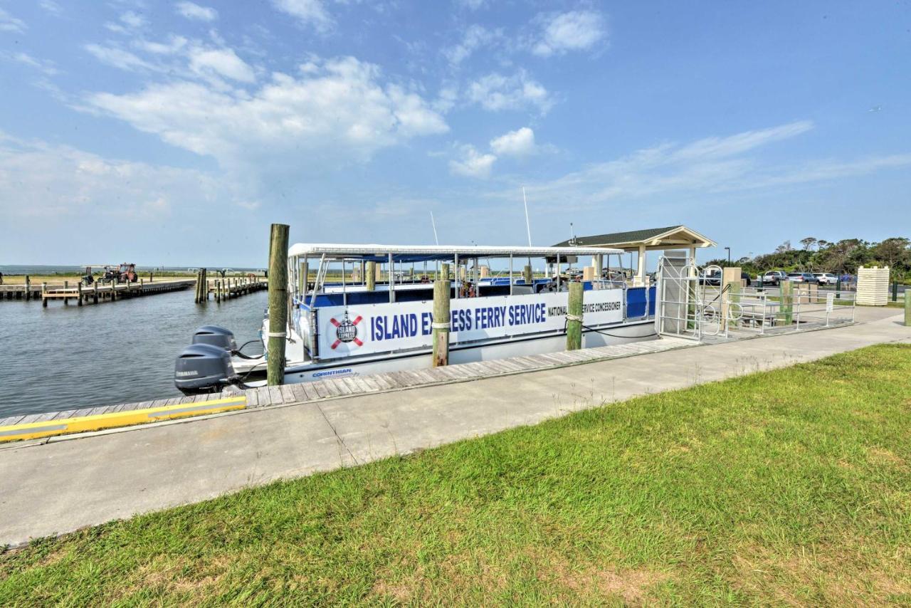 Waterfront Harkers Island Home Sunset View And Dock المظهر الخارجي الصورة